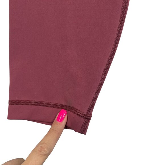 Lululemon Wunder Under High Rise 7/8 Tight 25" Inseam Misty Merlot Size 6 - Picture 3 of 6